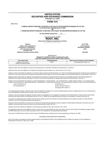 Thumbnail Root Insurance
 10-K Annual Report 2025