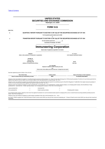 Thumbnail Immuneering 10-Q Quarterly Report FY2026 