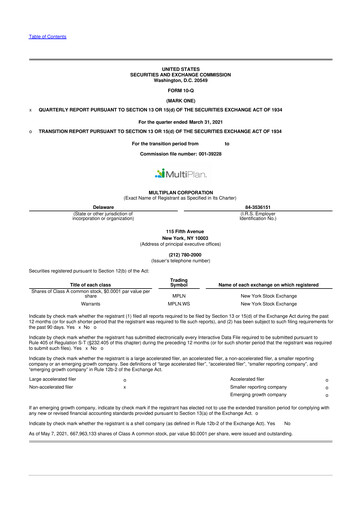Thumbnail Claritev 10-Q Quarterly Report FY2021 