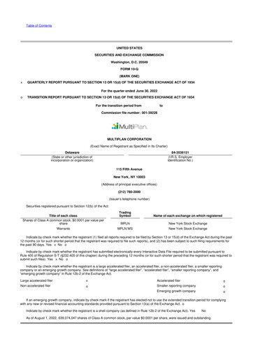 Thumbnail Claritev 10-Q Quarterly Report FY2022 