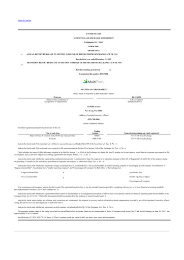 Miniature Claritev 10-K Rapport annuel 2022