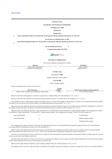 Miniature Claritev 10-K Rapport annuel 2023