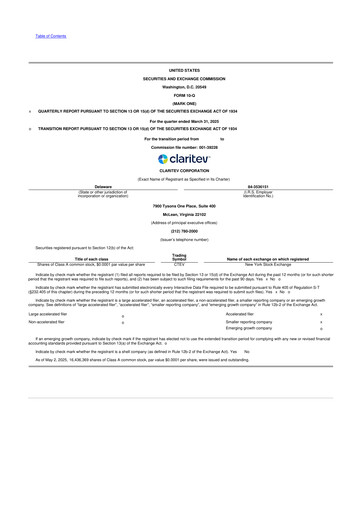 Thumbnail Claritev 10-Q Quarterly Report FY2025 