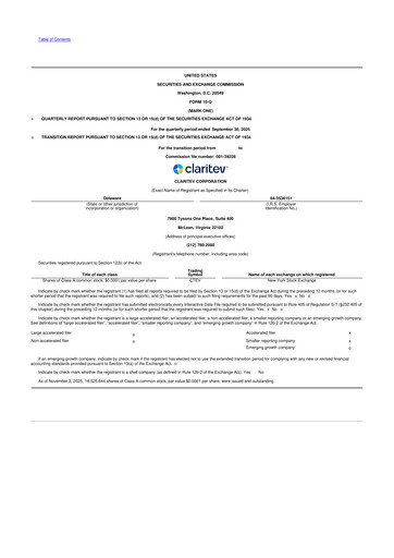 Thumbnail Claritev 10-Q Quarterly Report FY2025 
