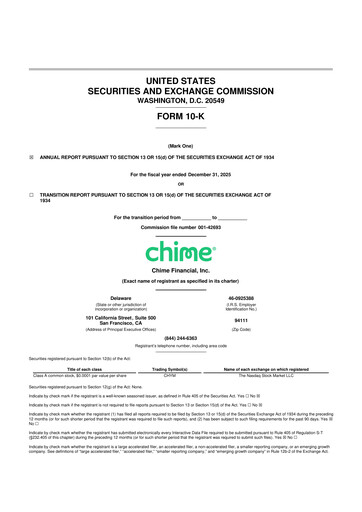 Thumbnail Chime Financial 10-K Annual Report 2025