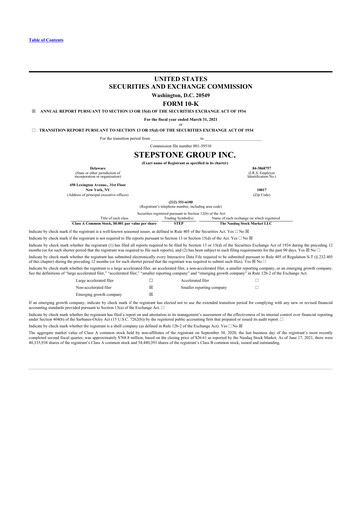 Vorschaubild StepStone Group
 10-K Jahresbericht 2021