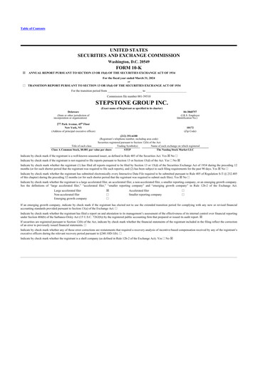 Vorschaubild StepStone Group
 10-K Jahresbericht 2024