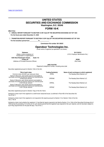 Thumbnail Opendoor 10-K Annual Report 2025