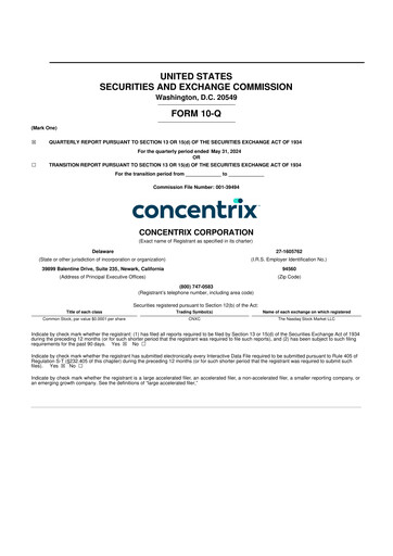 Thumbnail Concentrix 10-Q Quarterly Report FY2024 