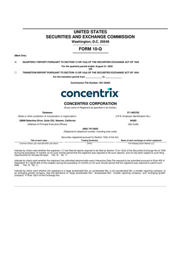 Thumbnail Concentrix 10-Q Quarterly Report FY2025 