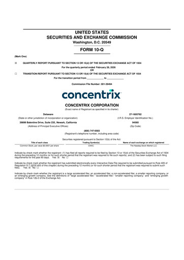Thumbnail Concentrix 10-Q Quarterly Report FY 