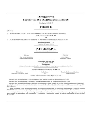 Thumbnail PLBY Group (Playboy) 10-K Annual Report 2021