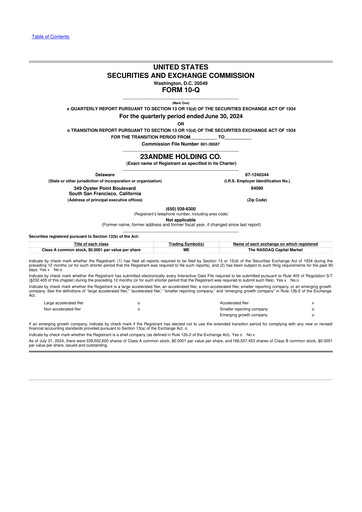 Thumbnail 23andMe 10-Q Quarterly Report FY2025 