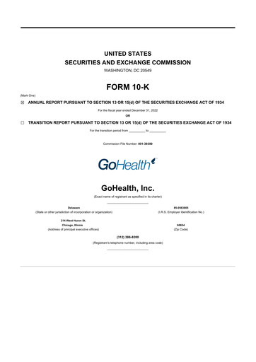 Thumbnail GoHealth 10-K Annual Report 2022