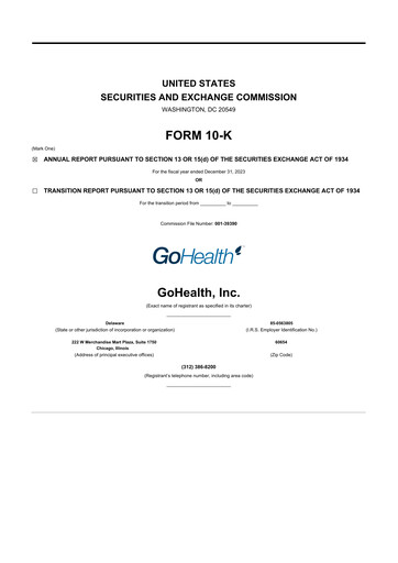 Thumbnail GoHealth 10-K Annual Report 2023