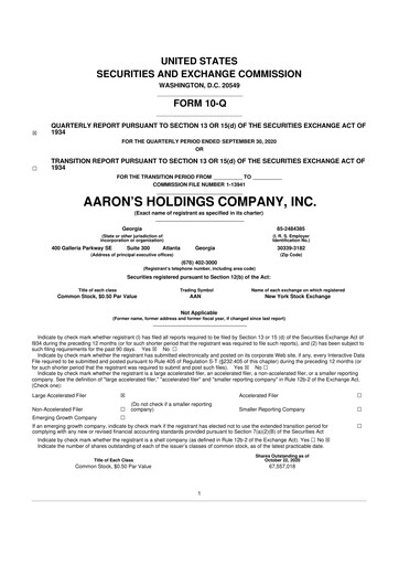 Thumbnail PROG Holdings 10-Q Quarterly Report FY2020 