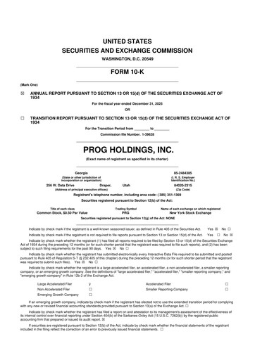 Thumbnail PROG Holdings 10-K Annual Report 2025