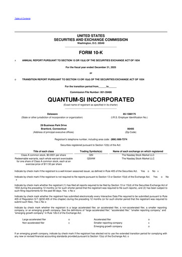 Thumbnail Quantum-Si 10-K Annual Report 2025