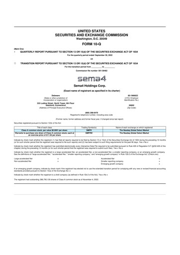 Miniature GeneDx Holdings 10-Q Rapport trimestriel 2022 