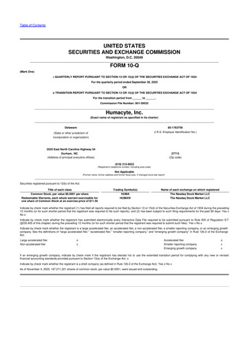 Thumbnail Humacyte 10-Q Quarterly Report FY2025 