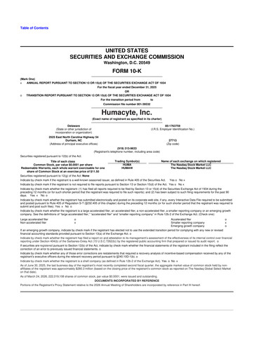 Thumbnail Humacyte 10-K Annual Report 2025