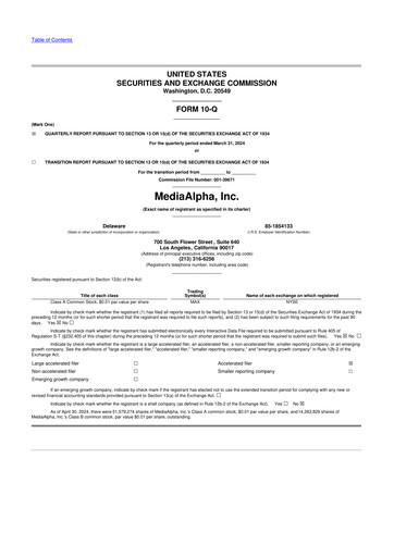 Thumbnail MediaAlpha 10-Q Quarterly Report FY2024 