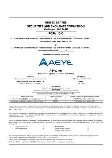 Thumbnail AEye 10-Q Quarterly Report FY2023 