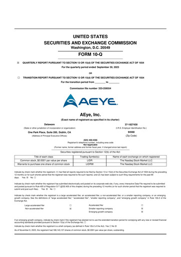Thumbnail AEye 10-Q Quarterly Report FY2023 