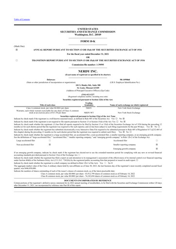 Thumbnail Nerdy, Inc, 10-K Annual Report 2021