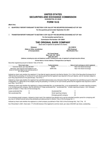 Thumbnail Bark, Inc. 10-Q Quarterly Report FY2022 