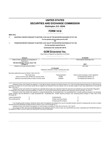 Thumbnail GCM Grosvenor 10-Q Quarterly Report FY2021 