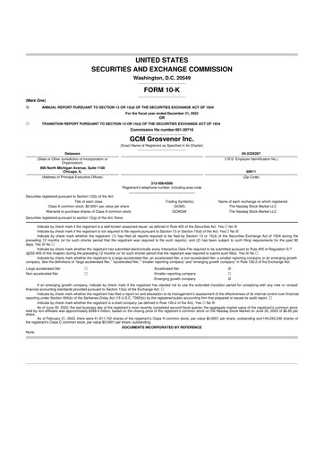 Thumbnail GCM Grosvenor 10-K Annual Report 2022