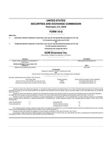 Thumbnail GCM Grosvenor 10-Q Quarterly Report FY2023 