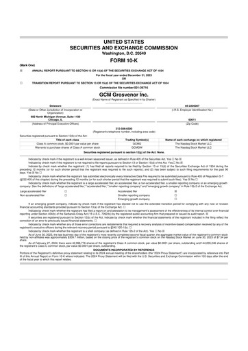 Thumbnail GCM Grosvenor 10-K Annual Report 2023