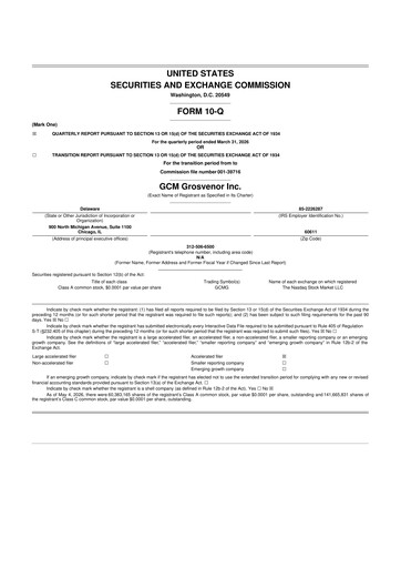 Thumbnail GCM Grosvenor 10-Q Quarterly Report FY2026 