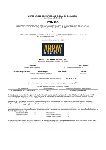 Miniature Array Technologies 10-Q Rapport trimestriel 2021 