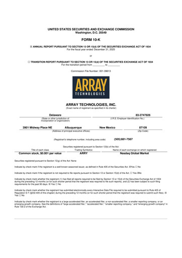 Miniature Array Technologies 10-K Rapport annuel 2025