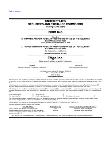 Thumbnail EVgo 10-Q Quarterly Report FY 