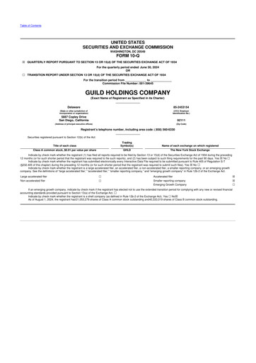 Thumbnail Guild Mortgage 10-Q Quarterly Report FY 