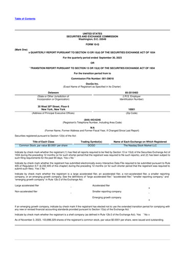 Thumbnail DocGo 10-Q Quarterly Report FY2023 