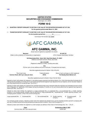 Thumbnail 	Advanced Flower Capital 10-Q Quarterly Report FY2024 