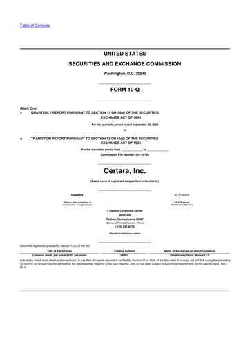 Vorschaubild Certara 10-Q Quartalsbericht 2024 