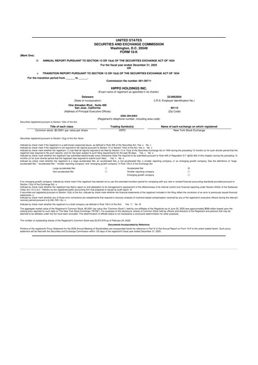 Thumbnail 	Hippo Holdings 10-K Annual Report 2025