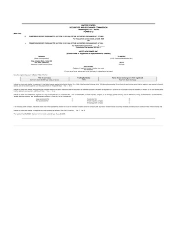 Thumbnail 	Hippo Holdings 10-Q Quarterly Report FY2026 