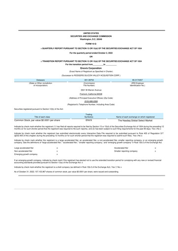 Thumbnail Enovix 10-Q Quarterly Report FY2022 