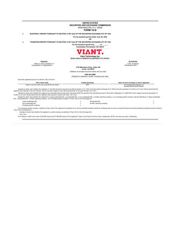 Thumbnail Viant Technology 10-Q Quarterly Report FY 