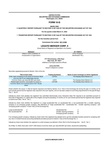 Vorschaubild Southland Holdings 10-Q Quartalsbericht  