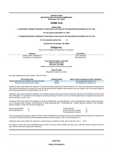 Thumbnail CXApp 10-Q Quarterly Report FY2023 
