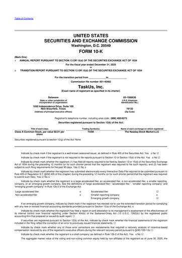 Vorschaubild TaskUs 10-K Jahresbericht 2025
