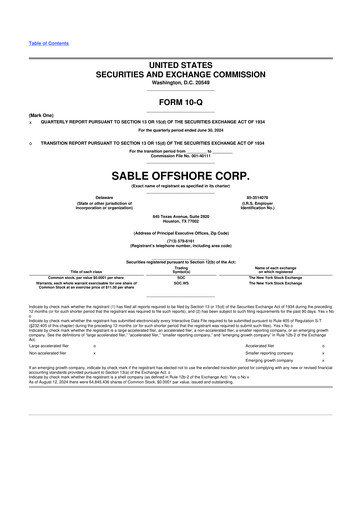 Thumbnail Sable Offshore 10-Q Quarterly Report FY2024 